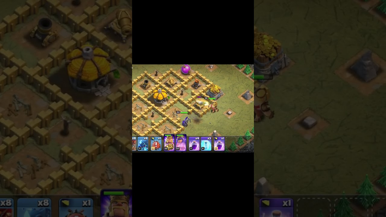 only Hero Attacks #clashofclans #game #goblinbase
