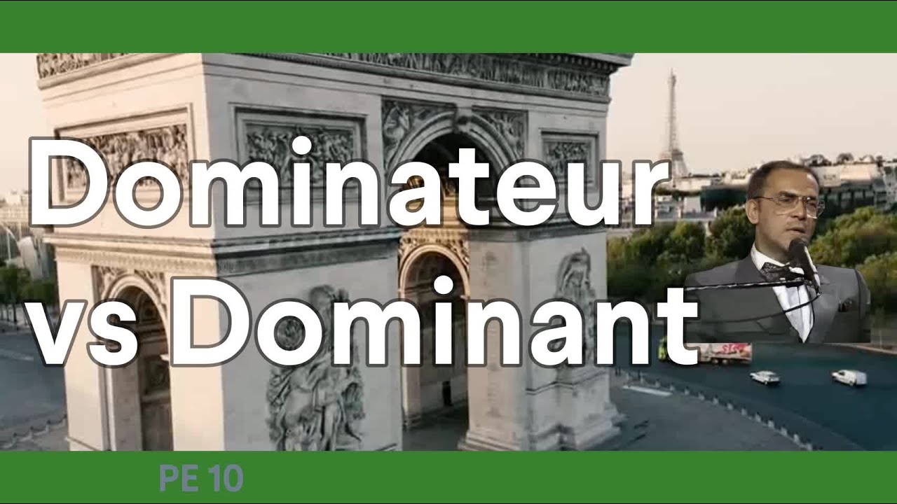 STT*  PE-010 Dominateur vs Dominant par Bernard de Montr&eacute;al.  diffusion-bdm-intl.com/