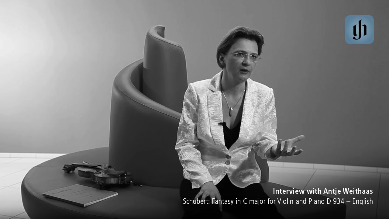 Schubert: Fantasy in C major for Violin and Piano D 934 - English - interview with Antje Weithaas