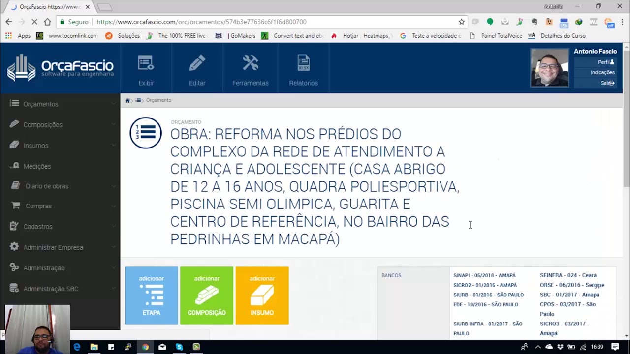 Ajuste de preço do orçamento