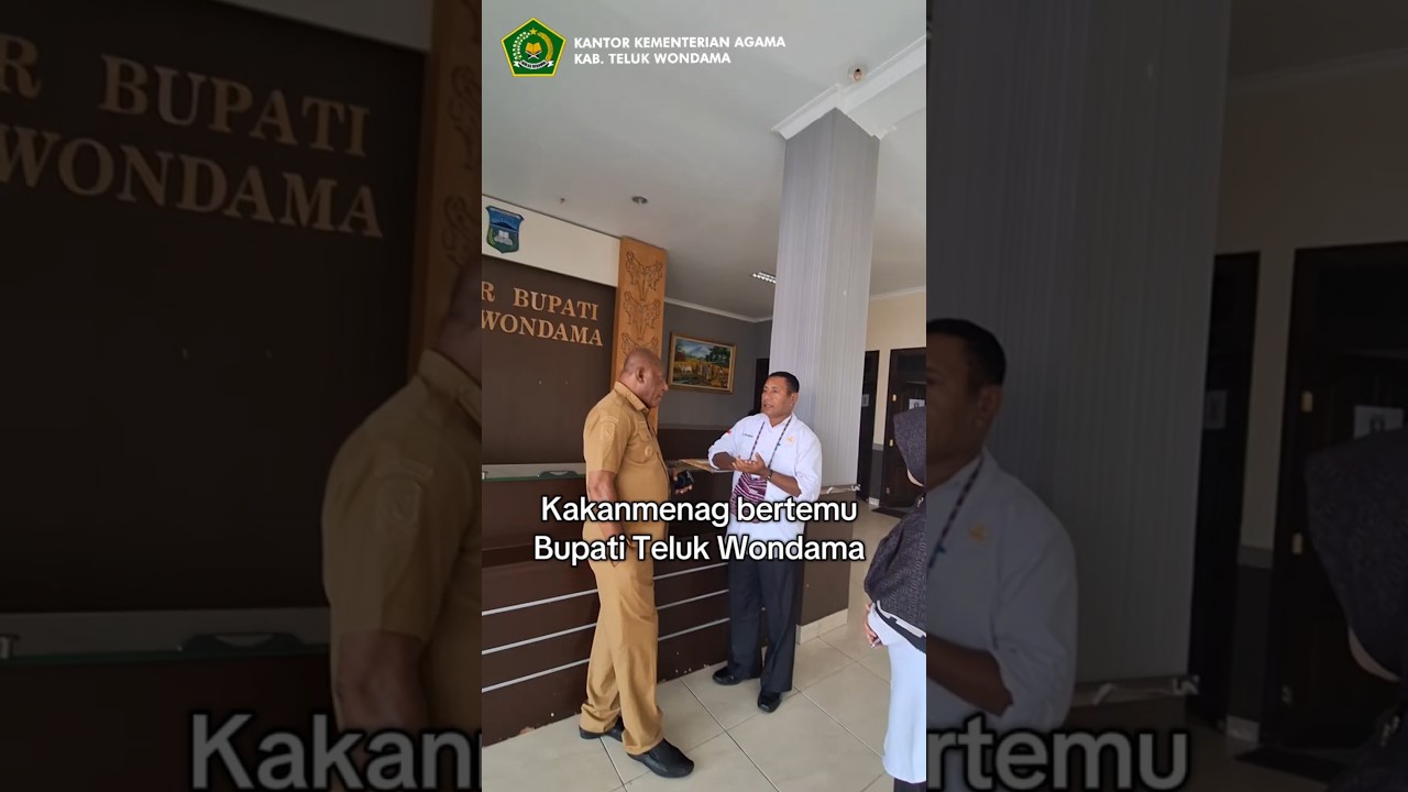 Kakanmenag bertemu Bupati Teluk Wondama 
