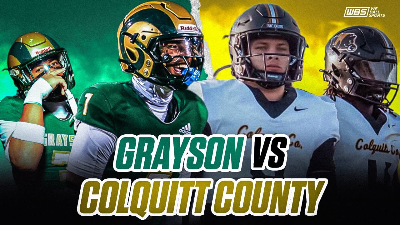A DOGFIGHT IN ROUND 2‼️🎥 | Grayson vs Colquitt County Full Game Highlights