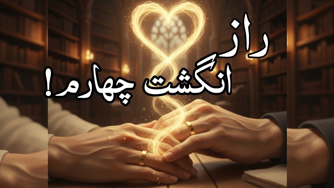 راز انگشت چهارم دست چپ،حقیقت پشت حلقه ازدواج|قصه‌های شب🌙⭐️