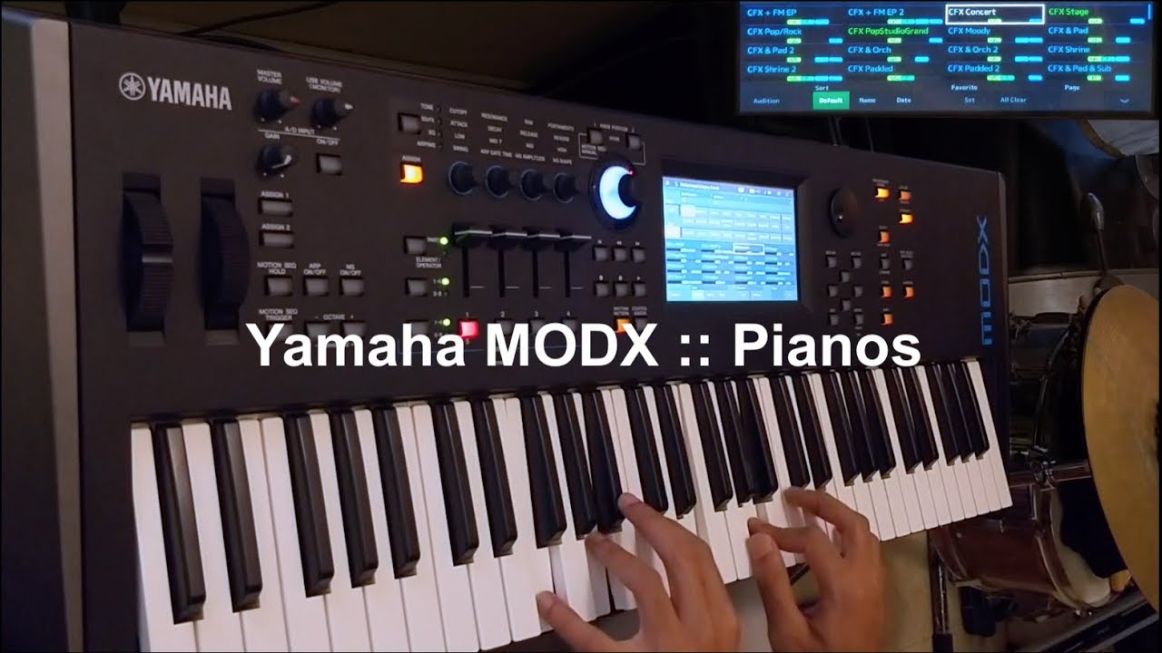 13 Pianos of the MODX - No Talking All Playing [Audio Demo]