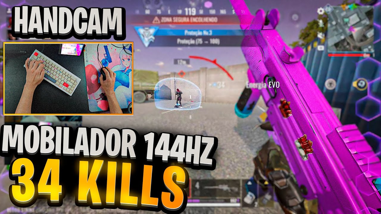 FIZ 34 KILLS NO MOBILADOR BLOOD STRIKE HANDCAM 144HZ!