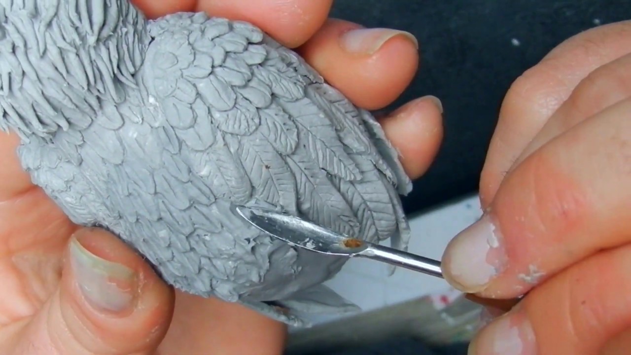oiseaux réalisée en patte à modeler