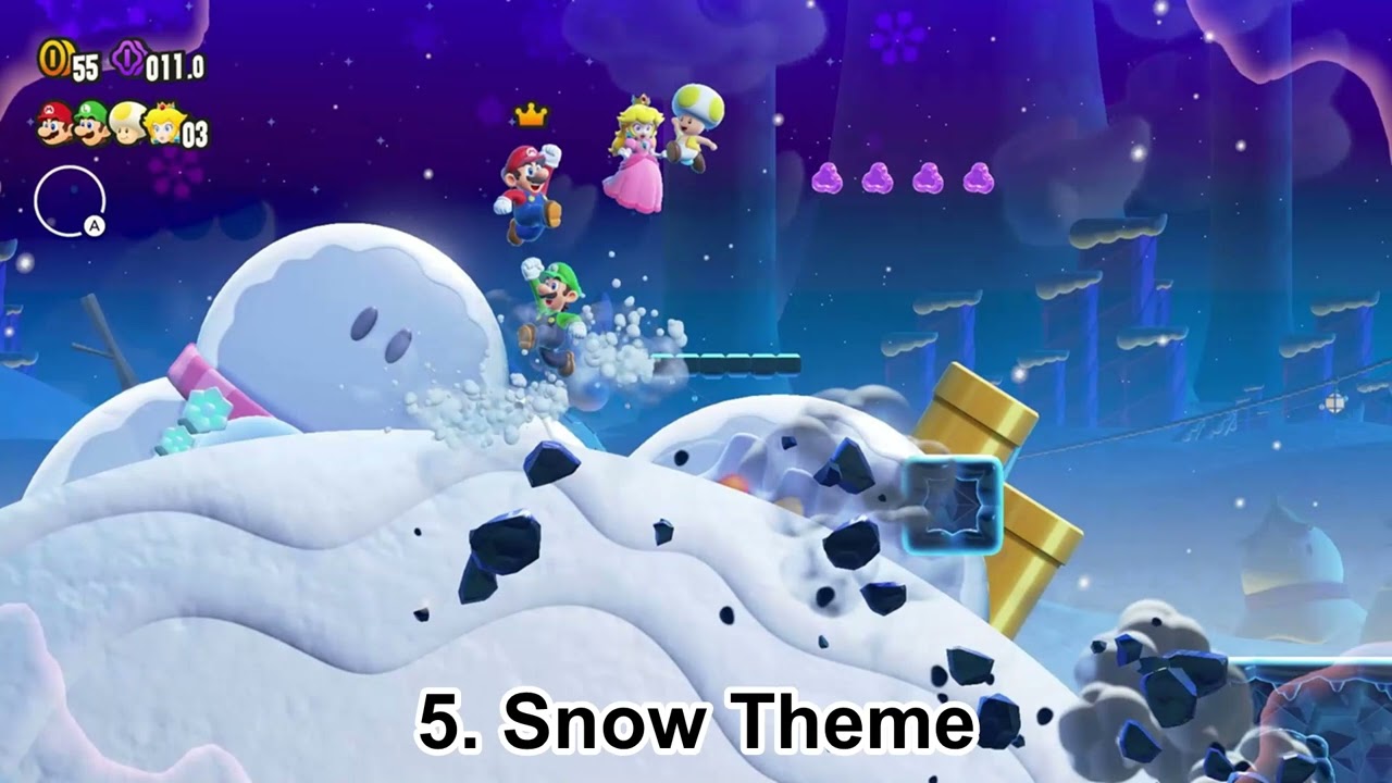 Top 10 Super Mario Bros  Wonder Songs