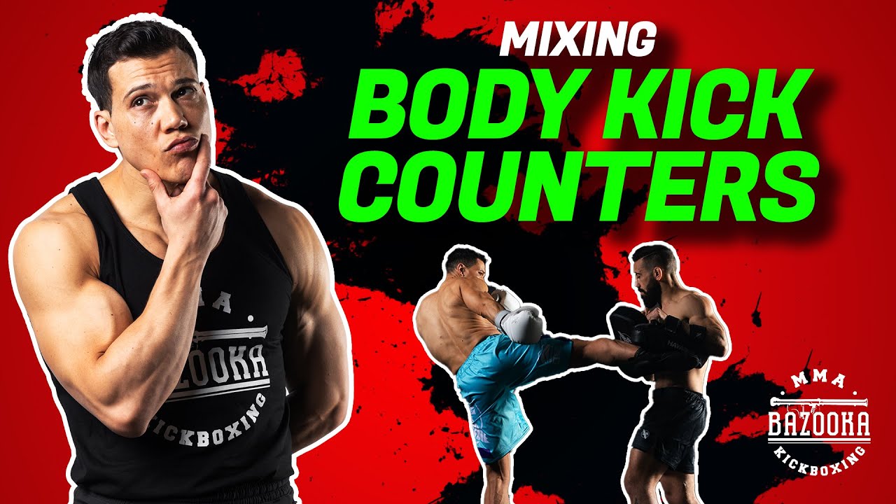 HOW ELITE STRIKERS BLOCK & COUNTER BODY KICKS | BAZOOKATRAINING.COM
