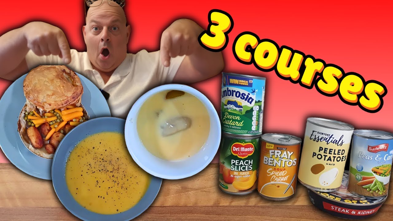 Cans Only 3 Course Meal