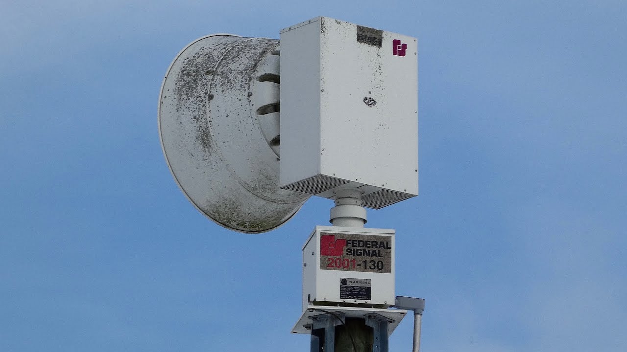 Federal Signal 2001-130 Siren Test | Full Alert | West Alexandria, OH