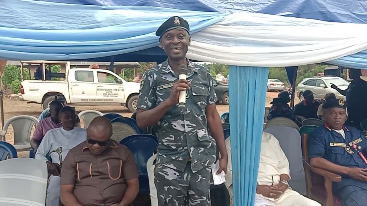 NSCDC, Commissions H/Q in Olinlin-Uzea, Esan North East LGA, Edo State