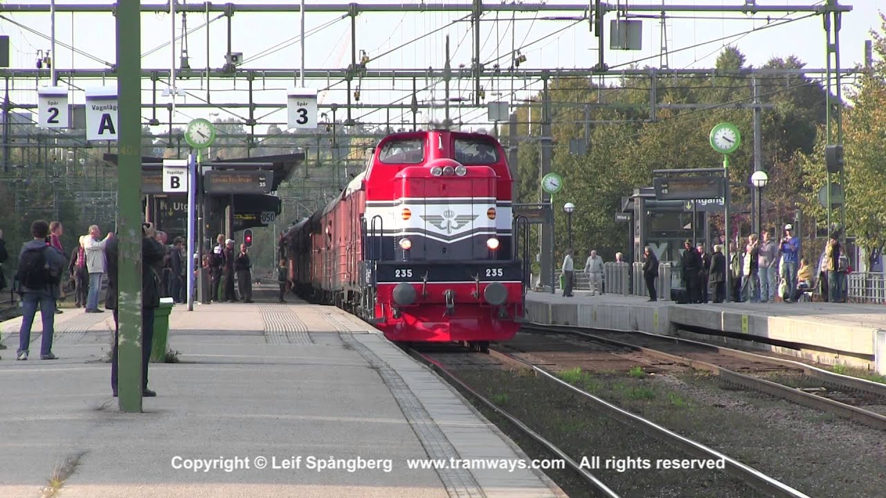 SJ T43 235 and Da 888 in Gävle