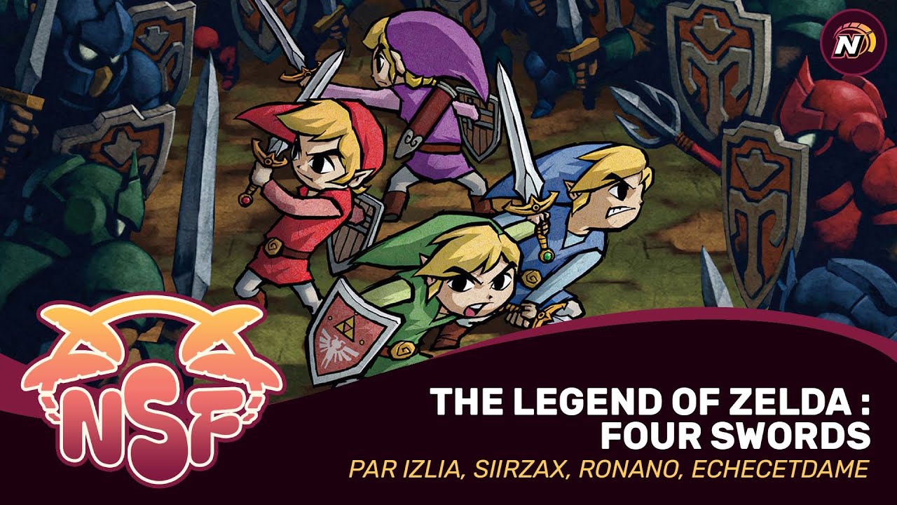 The Legend of Zelda: Four Swords - Coop : Any% par Izlia, SiirZax, Ronano & Echecetdame [NSF 2025]