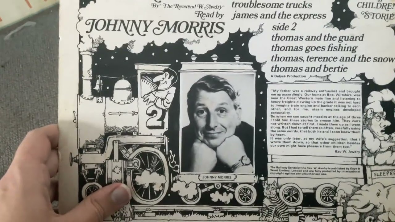 Johnny Morris Thomas The Tank Engine Vinyl Record Overview