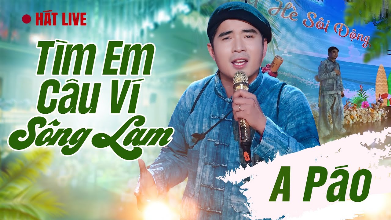 Tìm Em Câu Ví Sông Lam, Phiên Chợ Vùng Cao - A Páo hát live khiến cả khán phòng phải nổi da gà