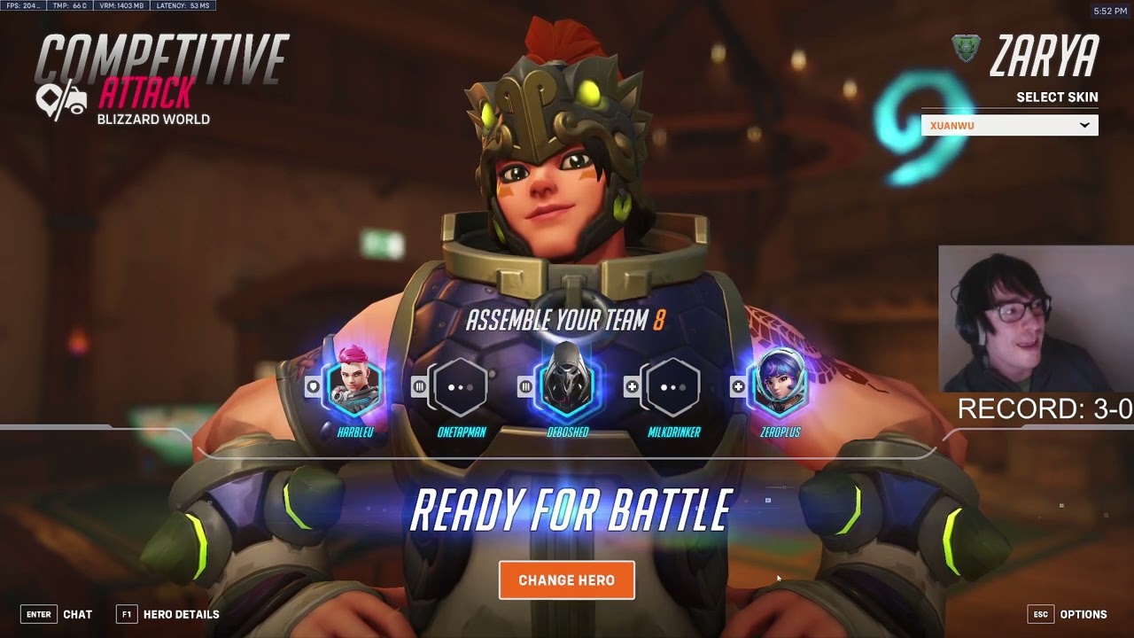 23K DMG! TOP 500 ZARYA MAIN! HARBLEU ZARYA OVERWATCH 2 SEASON 12