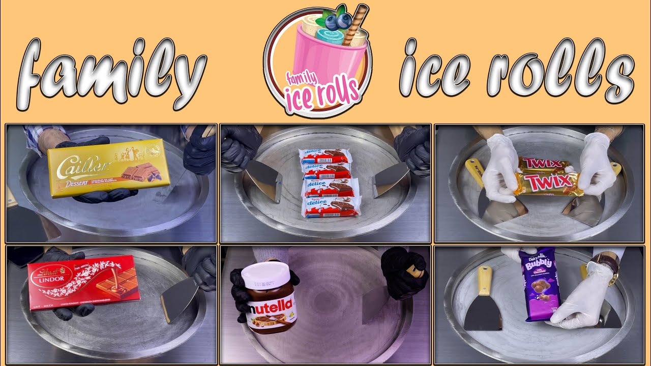 Family Ice Cream Roll - Mixed Long Video