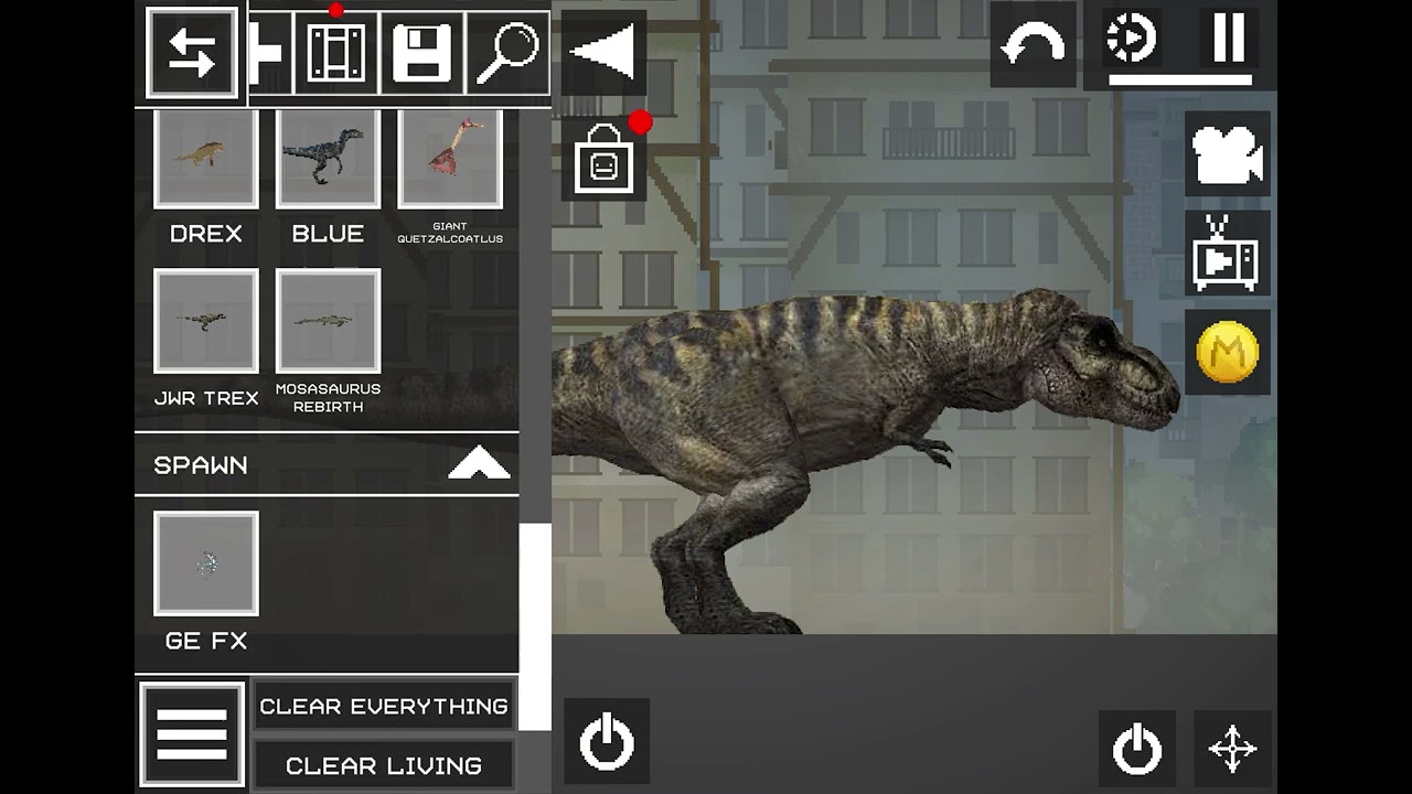 Melon playground rebirth, T-Rex ￼
