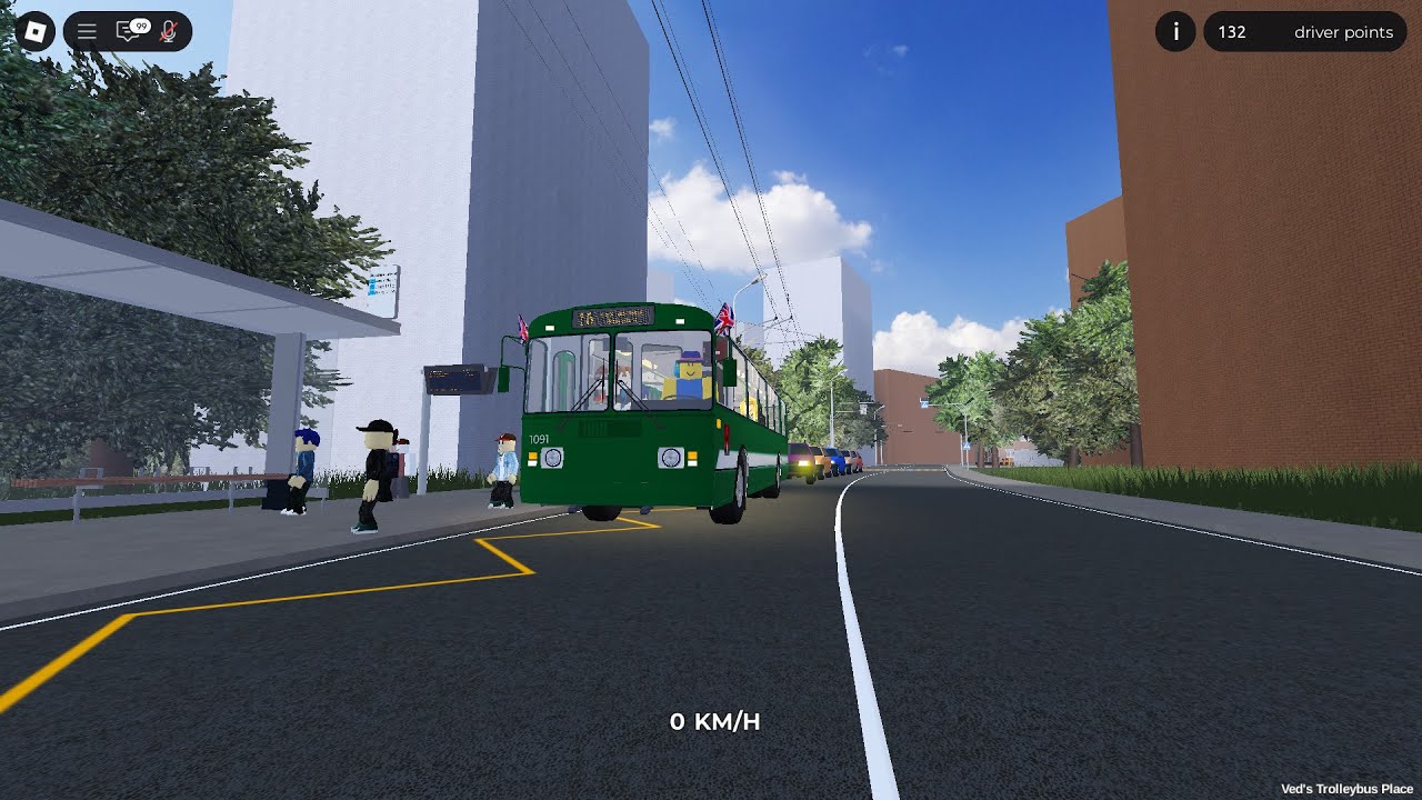 Ved's Trolleybus Place (Route 16) Skyscraper st. ↺ Rocky island