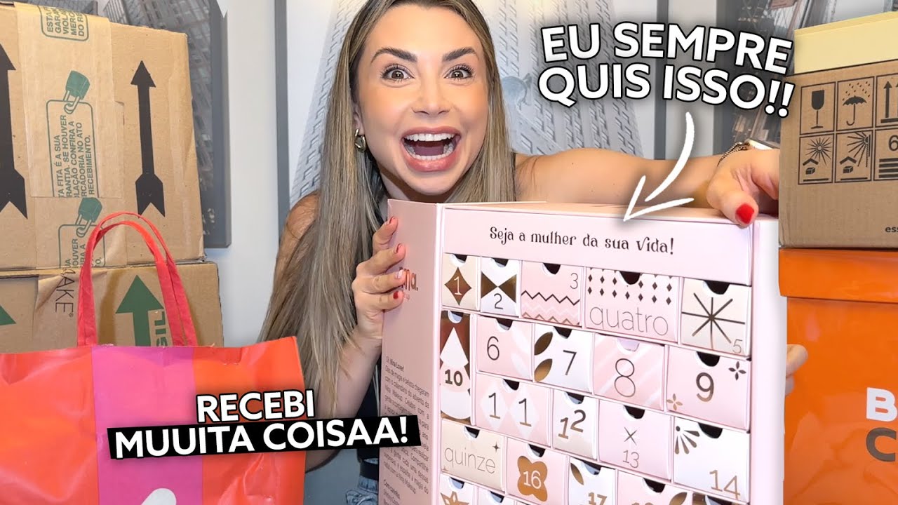 PRIMEIRO RECEBIDOS DO ANO: ABRINDO TUDO COM VOCÊS