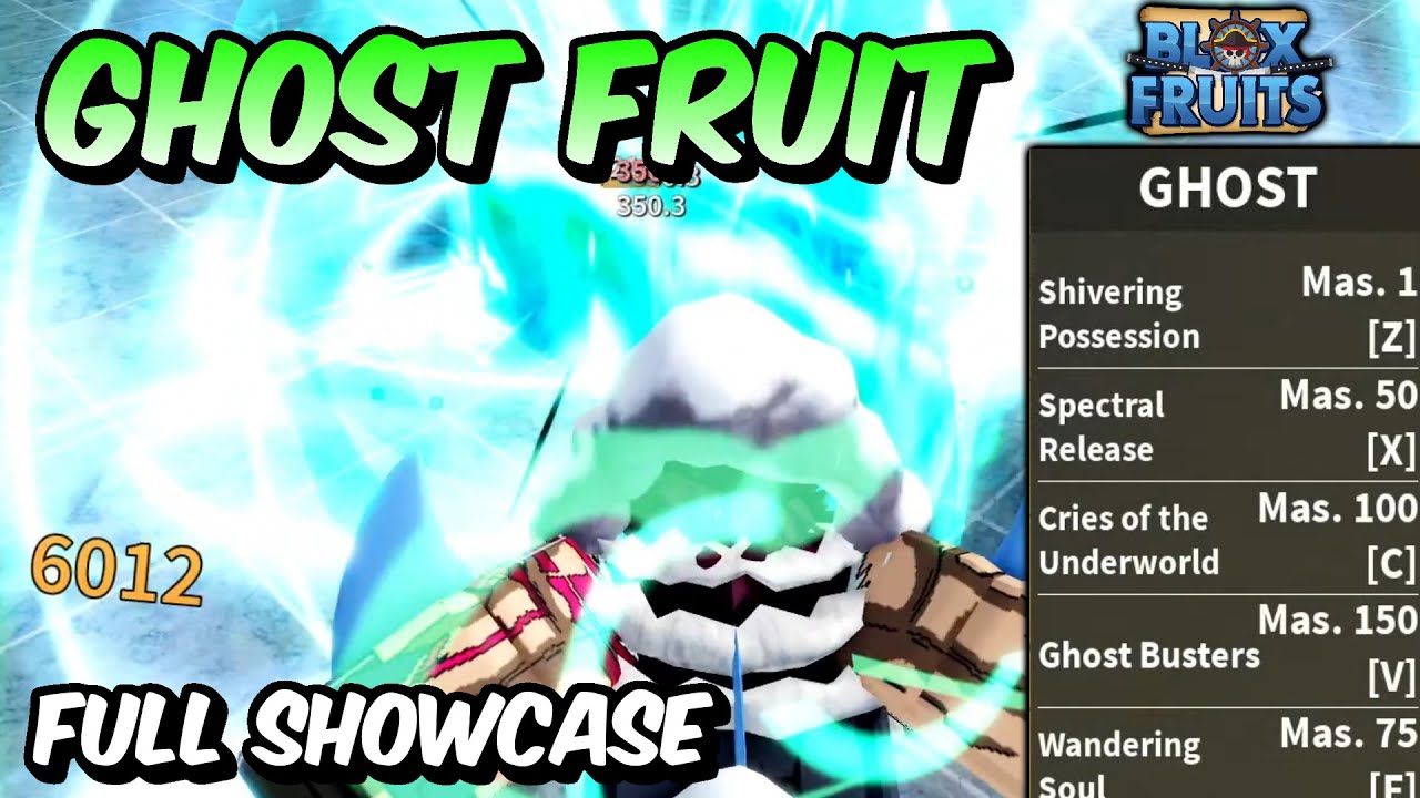 NEW Ghost Fruit FULL SHOWCASE! | Blox Fruits Ghost Fruit Full Showcase & Review