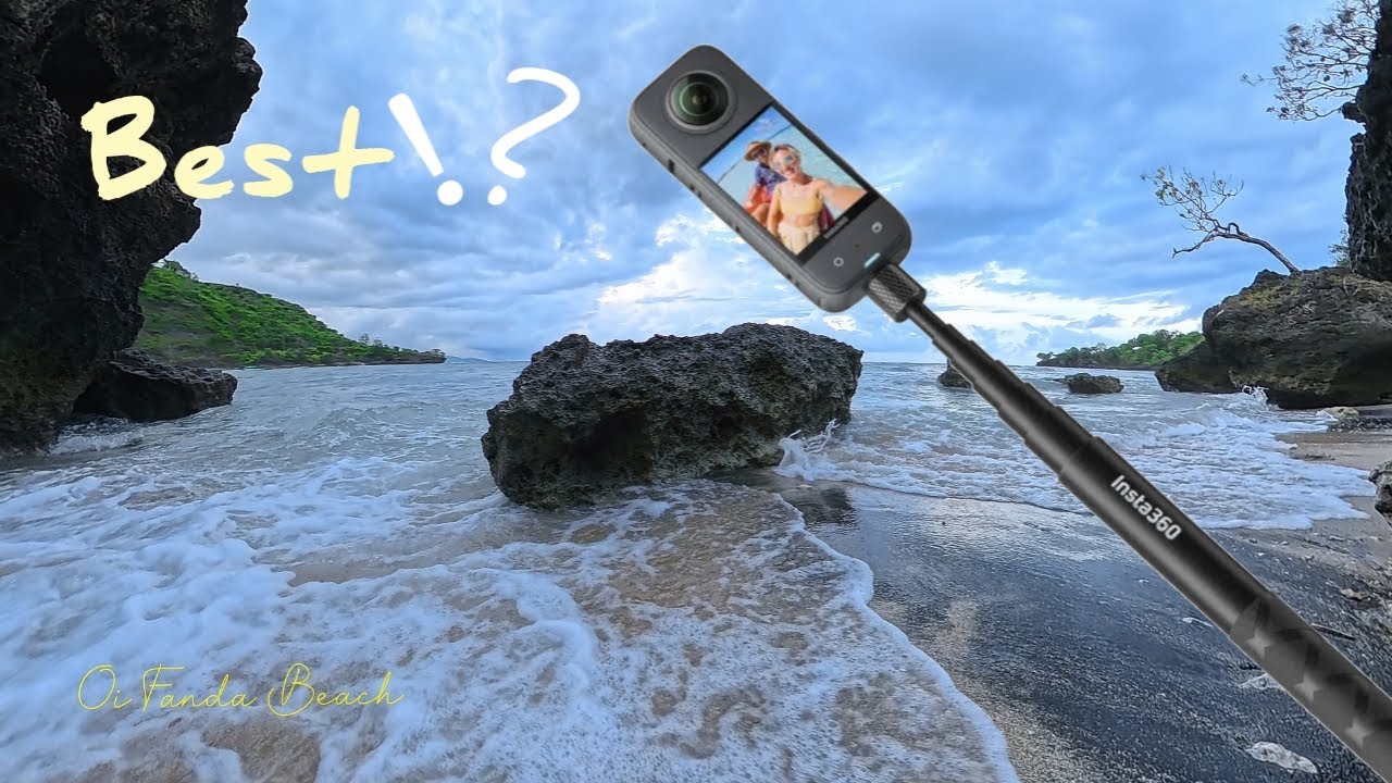 Oi Fanda Beach HDR 4K | Best Action Cam Insta360 X5 #beach #insta360