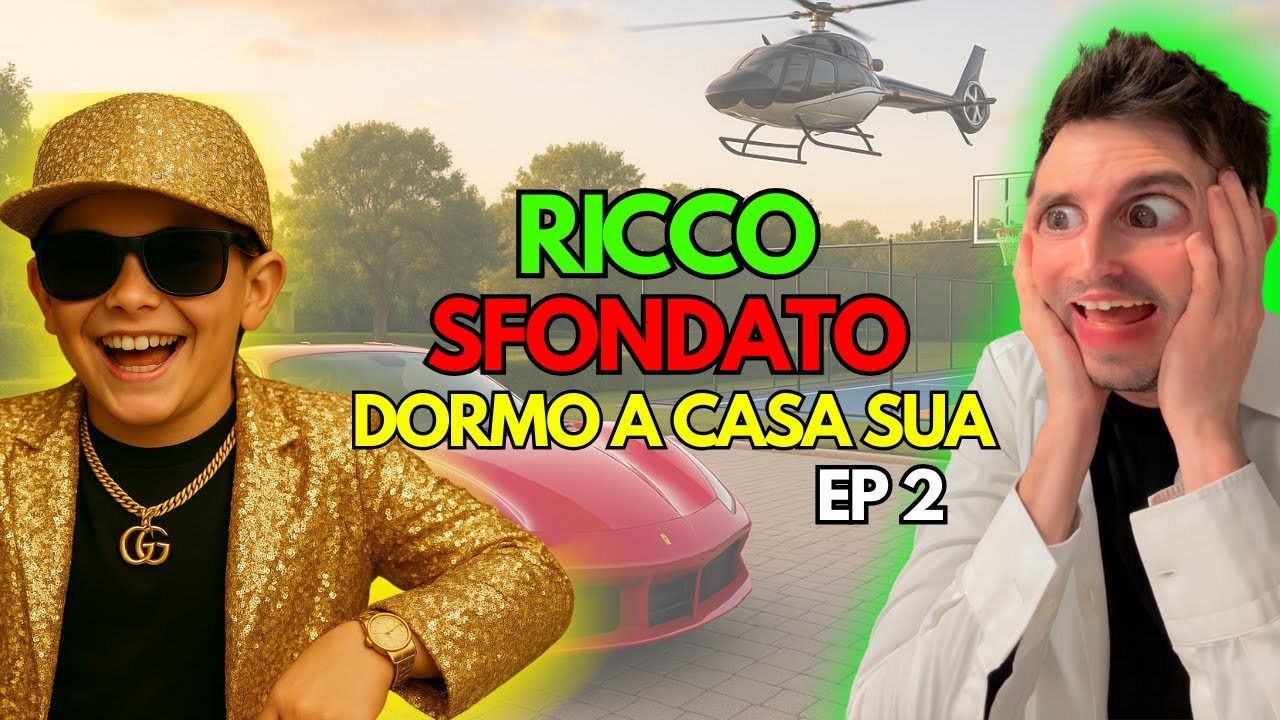 Io a 11 anni al COMPLEANNO del mio Amico RICCO e SNOB | DIVENTO MILIONARIO per Una Notte - Ep 2