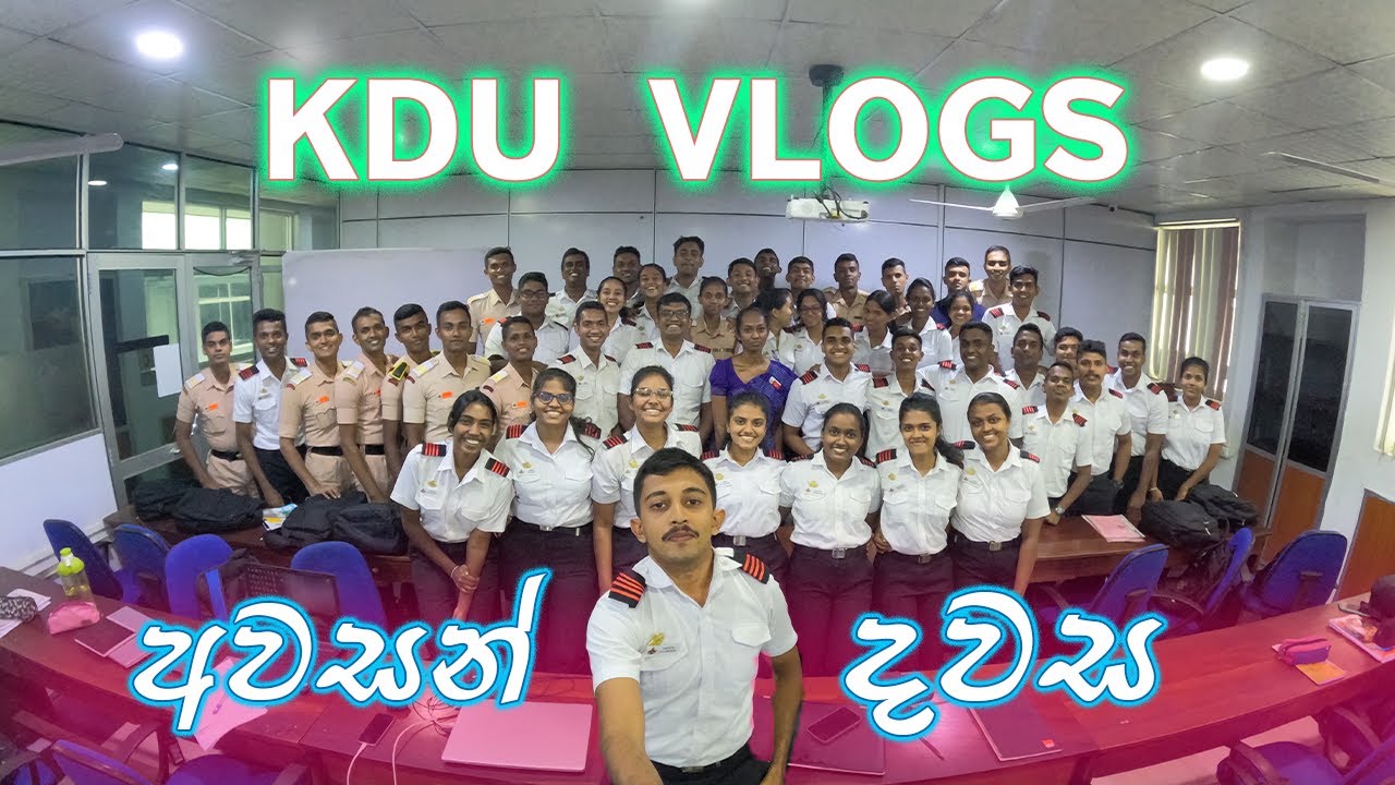 KDU vlogs| අන්තිම දවස | Daily vlog in KDU university |General Sir John Kotelawala Defence University