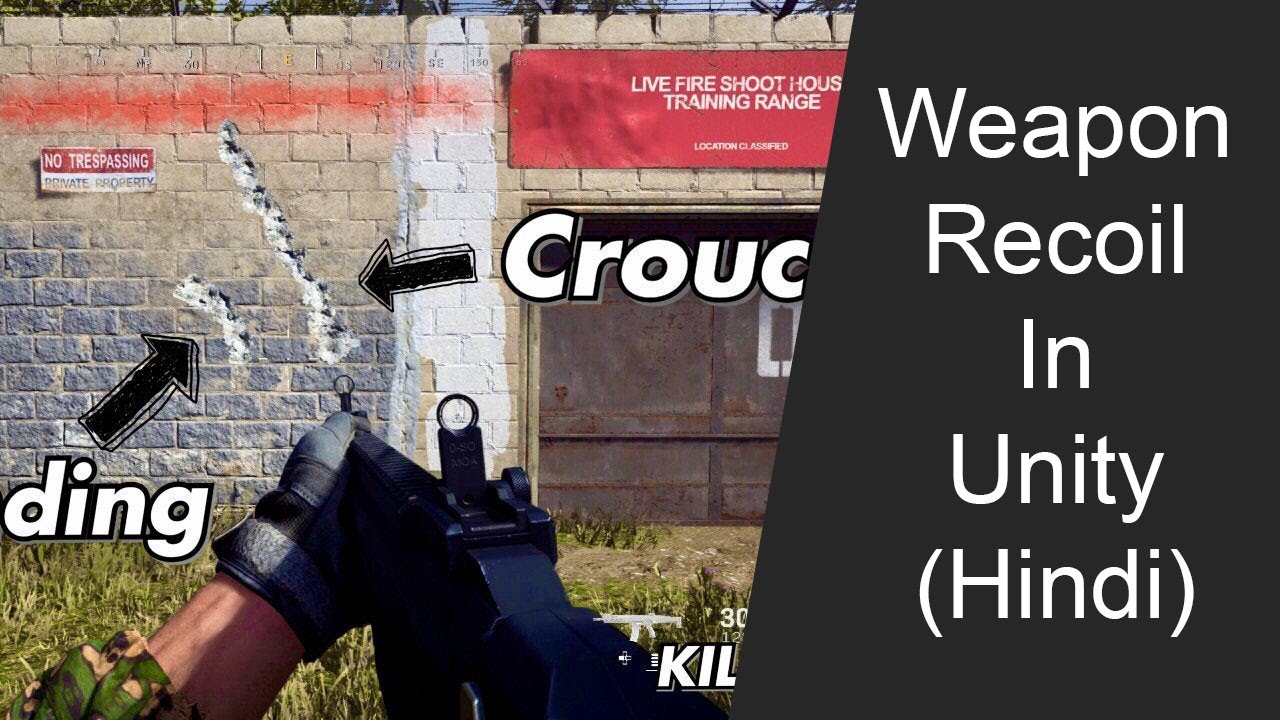 How to add Weapon recoil in unity (Hindi) | Unity FPS Tutorial series