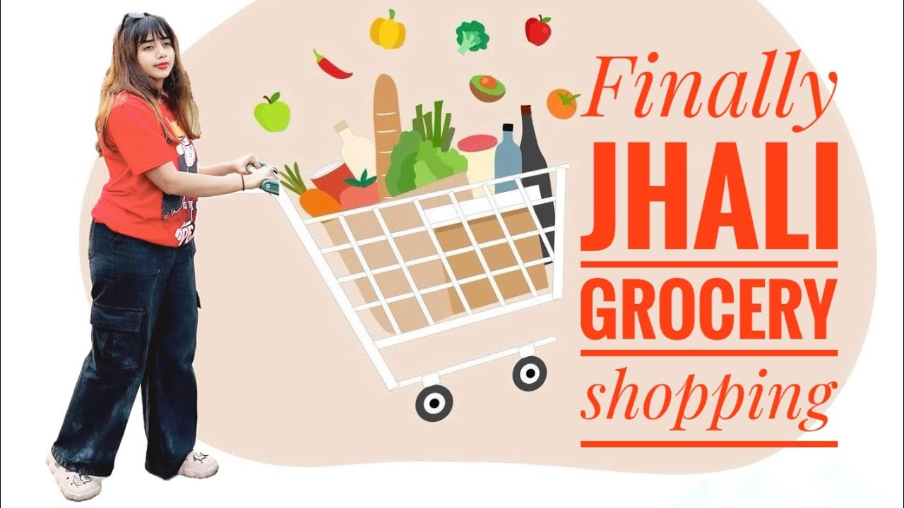 Finally jhali grocery shopping || आज बनवल समोसा चाट 😋💕||