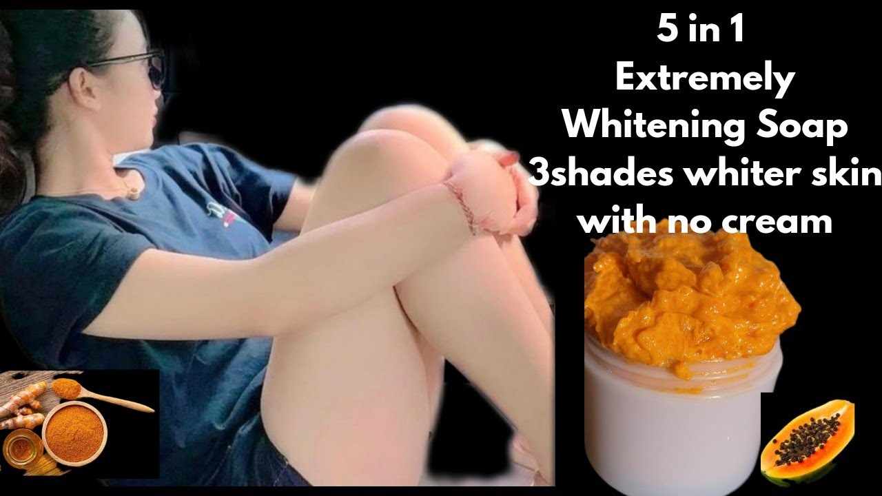5 IN 1 EXTREME WHITENING SOAP 3SHADES WIHITER SKIN WITH NO CREAM