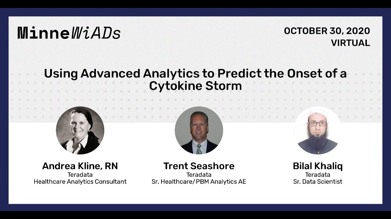 Using Advanced Analytics to Predict the Onset of a Cytokine Storm