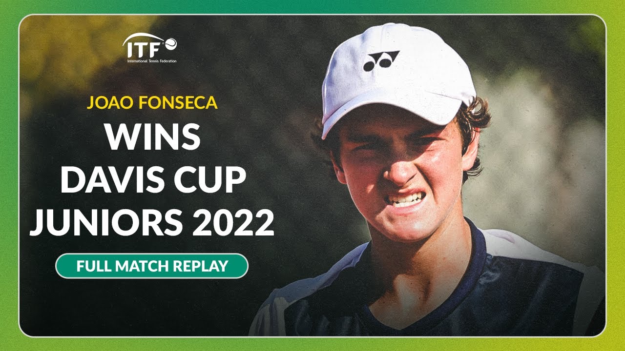 UNSEEN FONSECA FOOTAGE! 16-year-old Joao Fonseca wins Brazil's First Ever Davis Cup Juniors 2022 🇧🇷