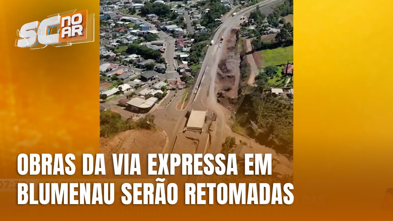 Governador oficializa retomada das obras da Via Expressa em Blumenau