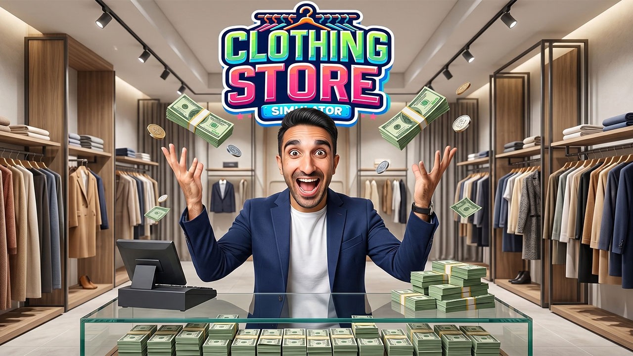💸🛍️É SÓ FAZER DINHEIRO NESTA LOJA | CLOTHING STORE SIMULATOR 😈💸