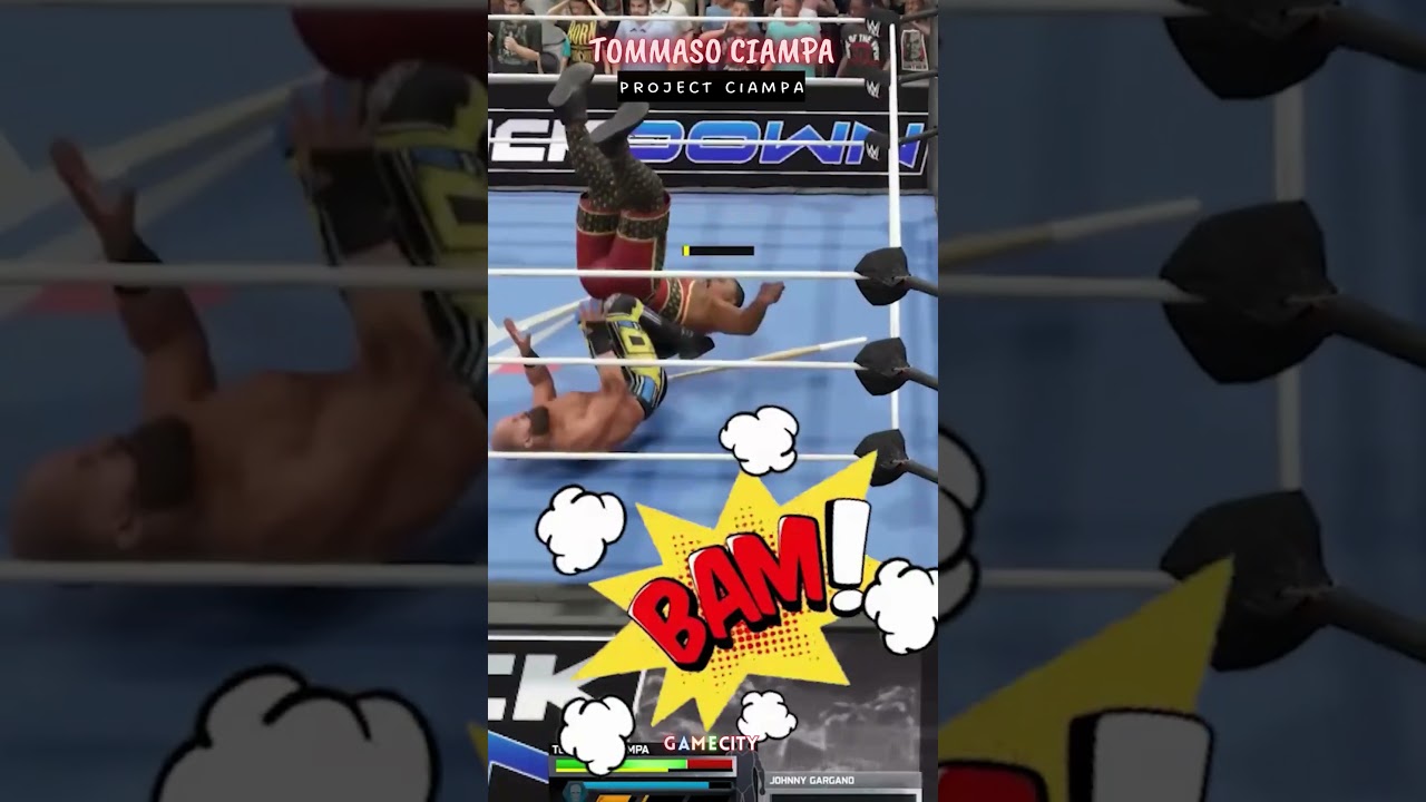 Tommaso Ciampa delivers the Project Ciampa on Angelo Dawkins 