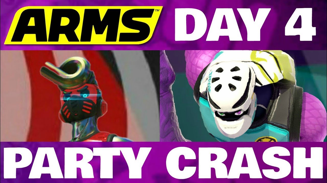 ARMS Party Crash DAY 4 Springtron Vs Kid Cobra!