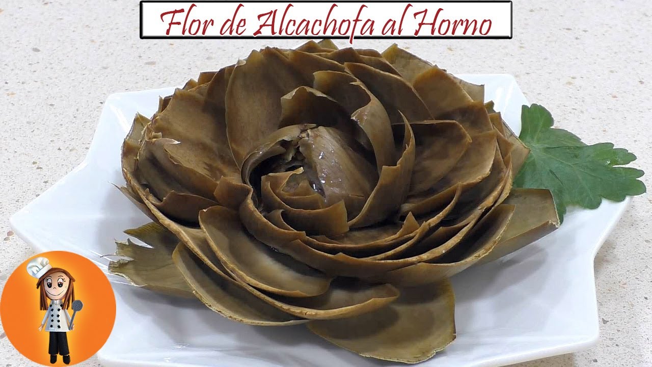 Flor de Alcachofa al Horno | Receta de Cocina en Familia