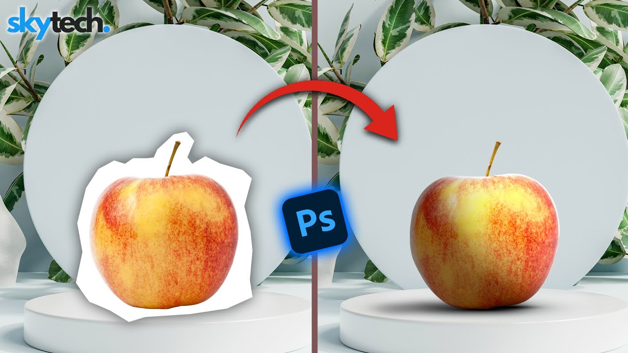 Blending Object into Background - Photoshop Compositing Tutorial | SkyTech Dot