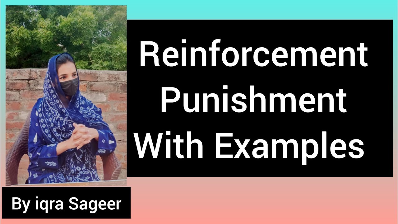 Reinforcement and punishment with examples