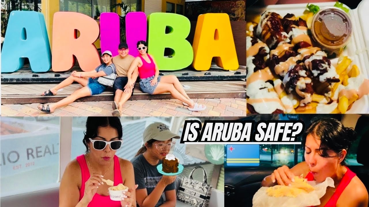 How SAFE is ARUBA? 🇦🇼| Trying Aruba's BEST Street Food 😋 | Rubystreefamily