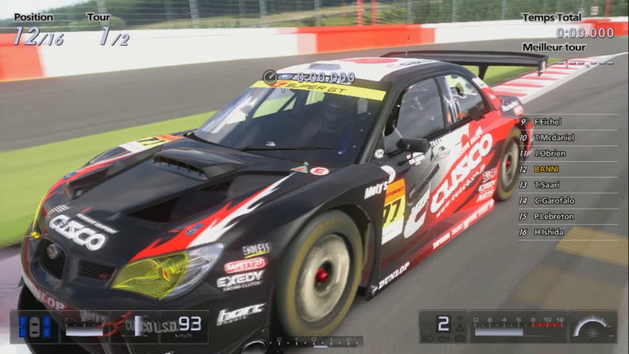 Gran Turismo 5 - Subaru CUSCO DUNLOP SUBARU IMPREZA '08 (HYBRiD) PS3 Gameplay