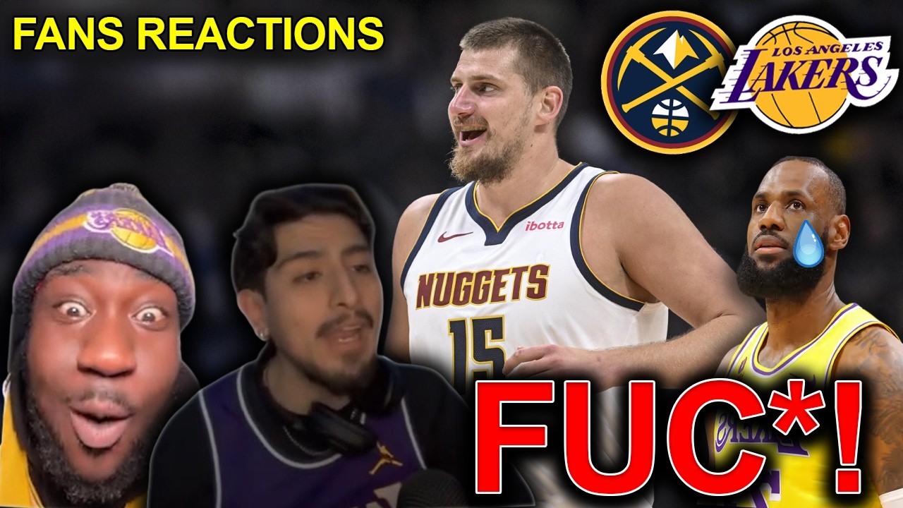 Lakers fans reaction to the Nuggets beating the Lakers 😭