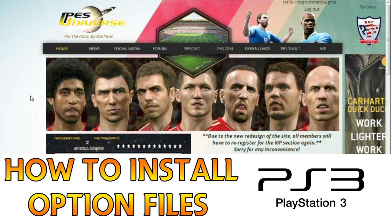 [TTB] PES 2014 - Как установить файлы настроек - версии для PS3