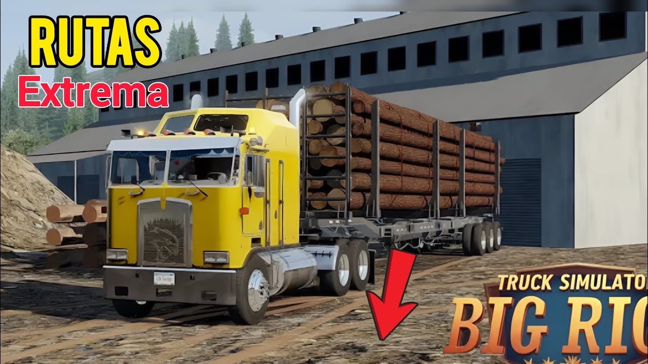😐 AH ÉSTE JUEGO LE HACE FALTA MÁS RUTA DE TIERRA TRUCK SIMULATOR BIG RIGS👀🛠️