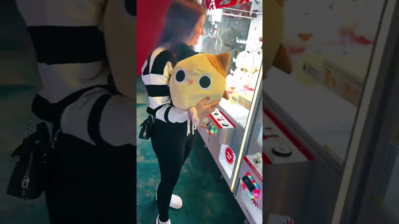 Winning plush at Round 1 Arcade! USA 