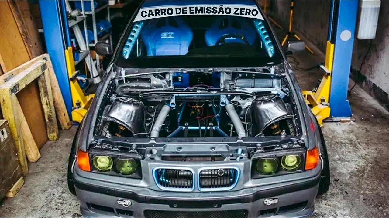 BMW E36 elétrico de drift: pioneiro na Europa!