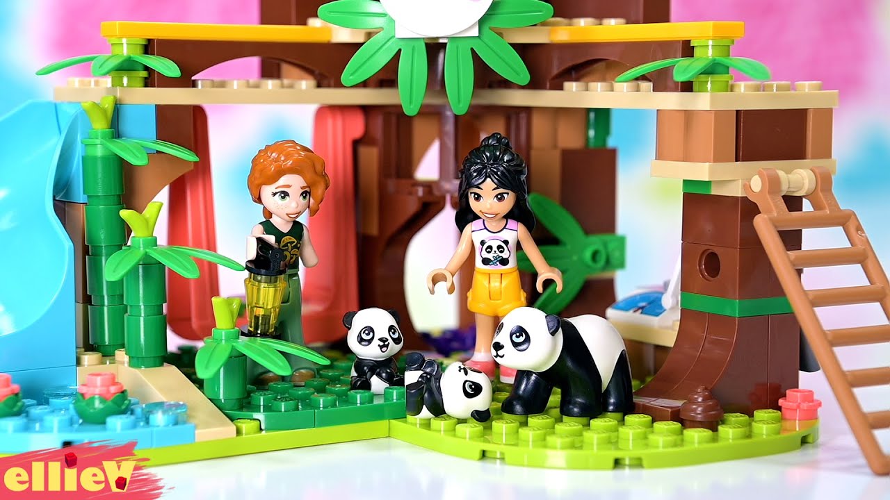 Новые ПАНДЫ 🐼😍 Сборка и обзор LEGO Friends Panda Sanctuary