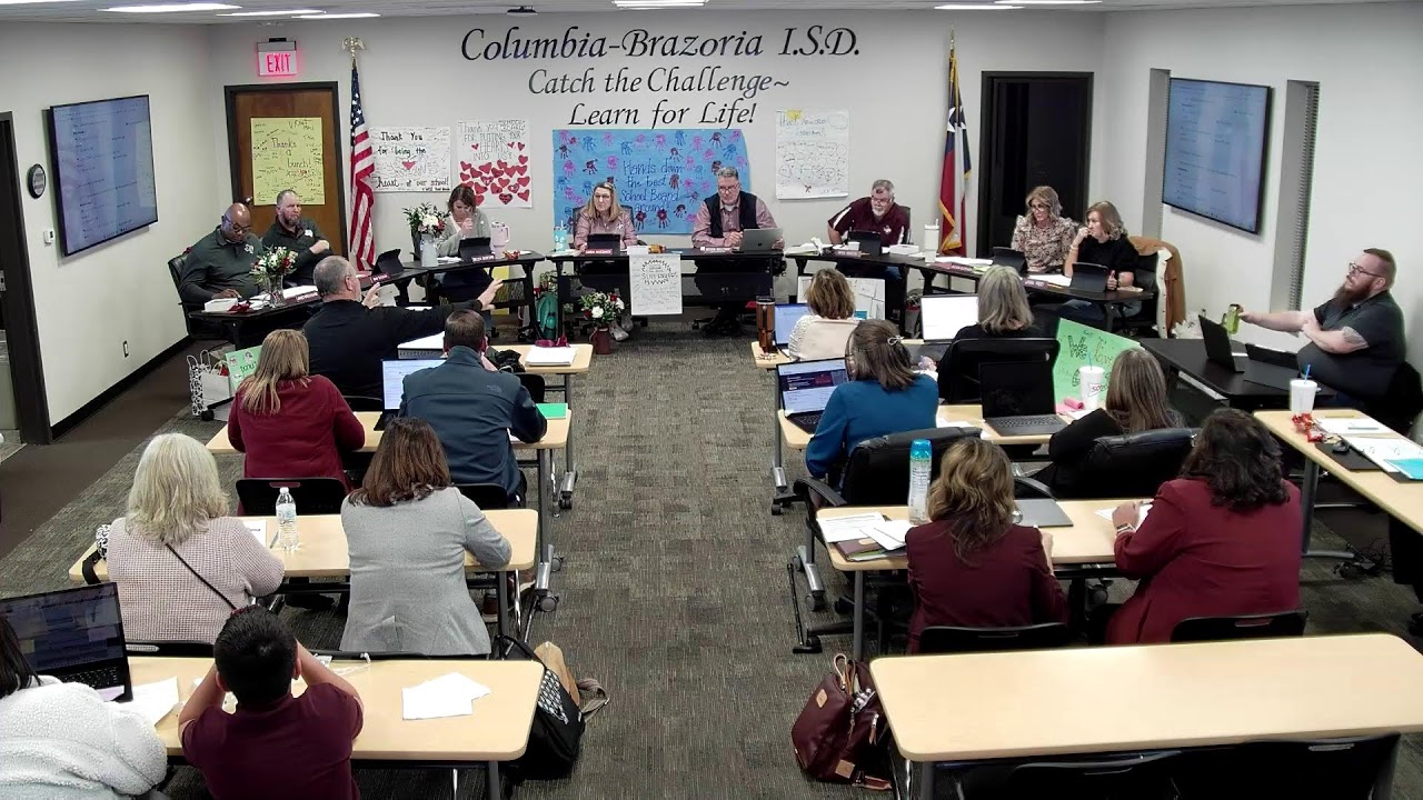 CBISD Board Meeting January 20, 2026