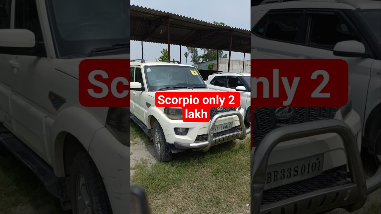 second hand Scorpio in auction